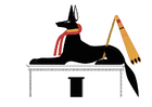bild Anubis som sjakal