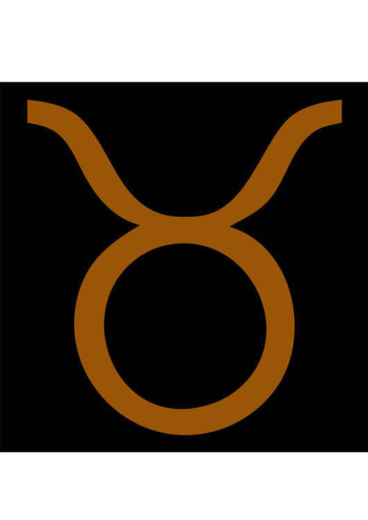 bild astrologiska tecken - Oxen