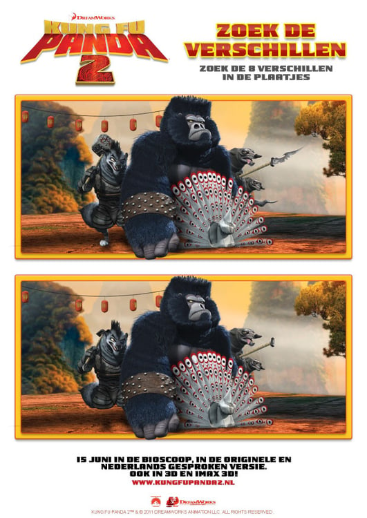 bild finn fem fel - Kung Fu Panda 2