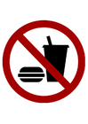 bilder förbud mot mat och dryck
