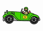 gammaldags racerbil