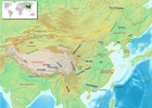 bilder karta över Kina