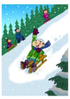 lek i snön