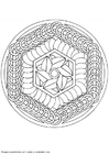 Målarbild mandala-1402a
