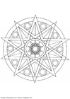 Målarbild mandala-1402b