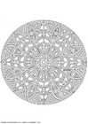 Målarbild mandala-1402c