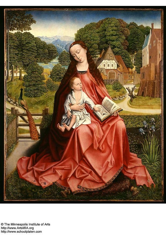 bild Maria med Jesusbarnet