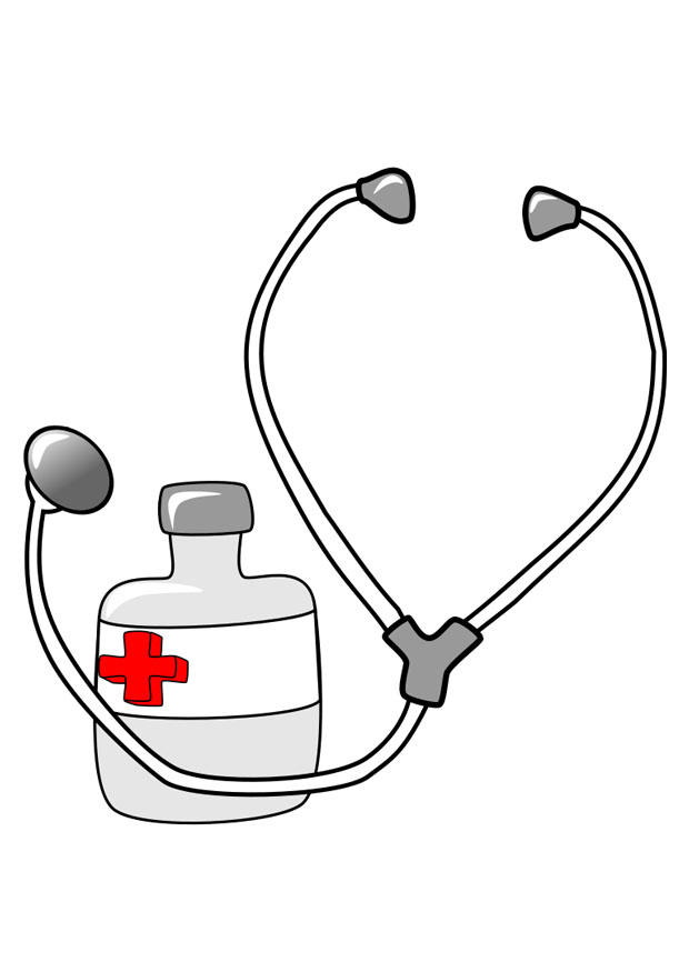 bild medicin och stetoskop