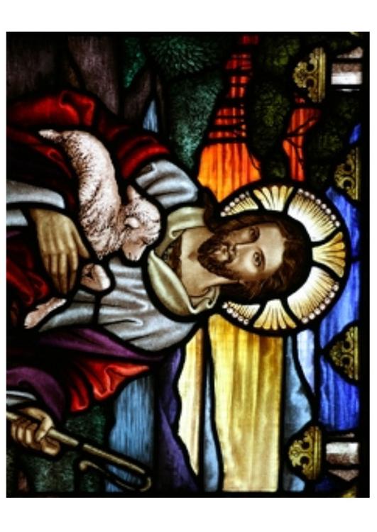 PÃ¥sk - Jesus med lamm