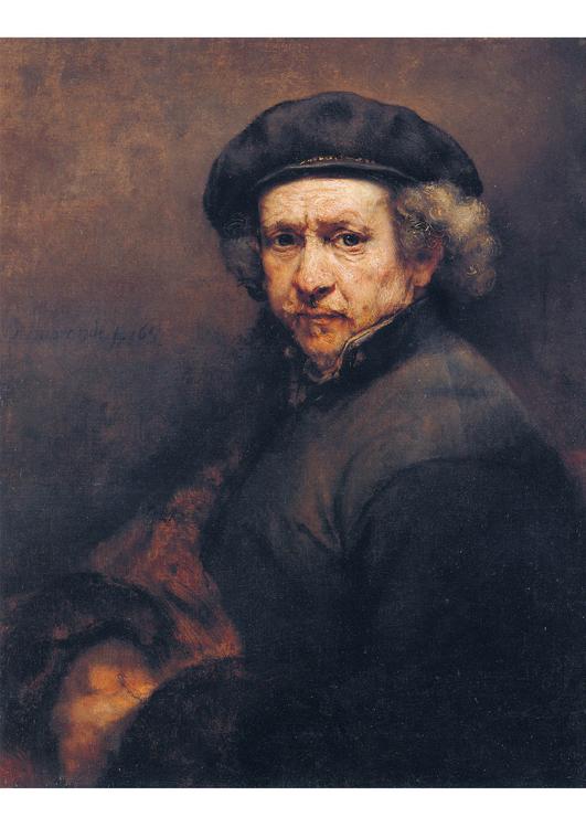 Rembrandt - sjÃ¤lvportrÃ¤tt