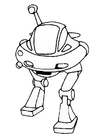 Målarbild robot