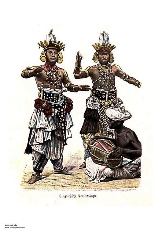 bild Senegaliska dansare 1880