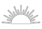 Målarbild soluppgÃ¥ng 
