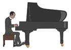 spela piano