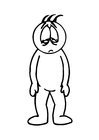 Målarbild trött