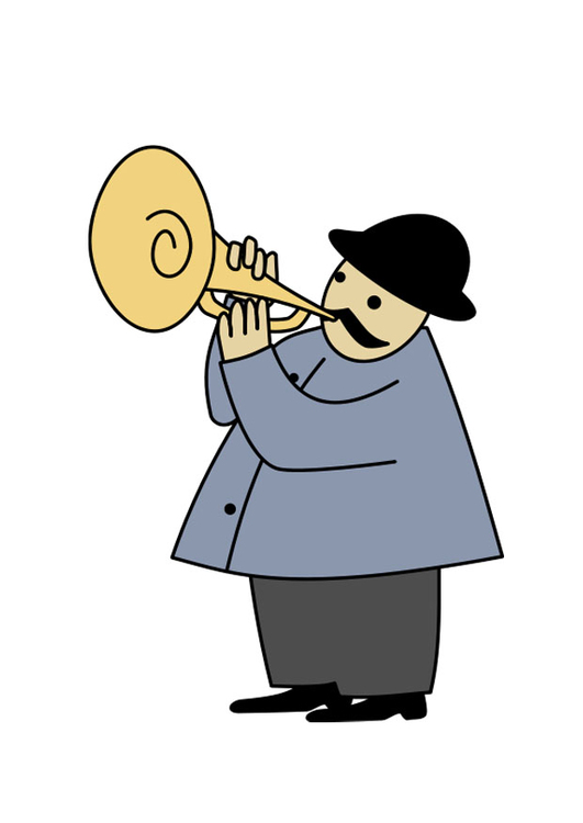 bild trumpetare