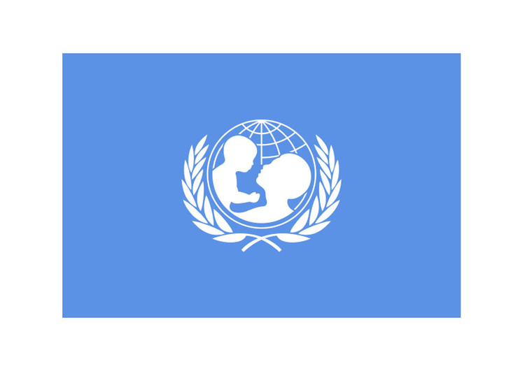 bild UNICEF-flaggan