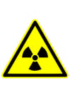 bilder varning för radioaktivitet