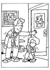 Målarbild veterinär