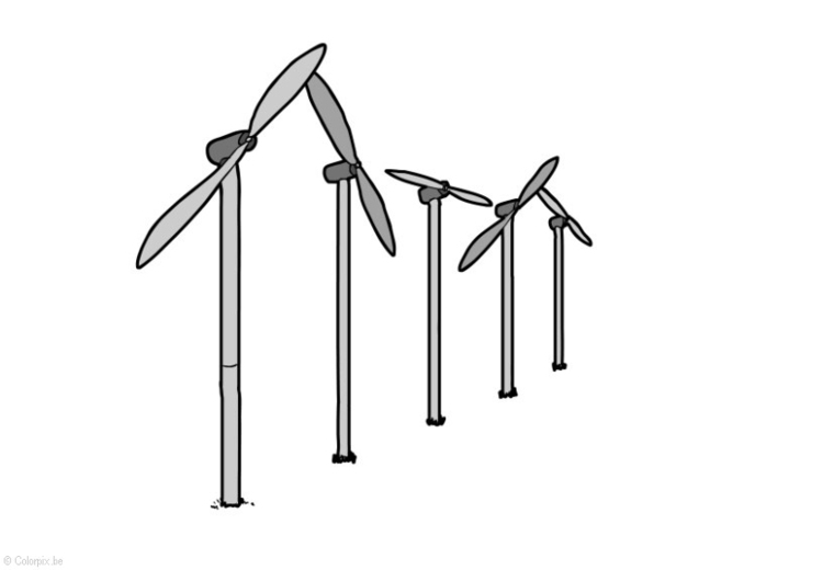 bild vindenergi - vindkraftverk