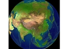 Foton Asien - geografisk satellitbild