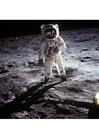 Foton astronaut på månen