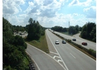 Foton avfart och påfart vid motorväg