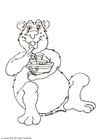 Målarbild bjÃ¶rn