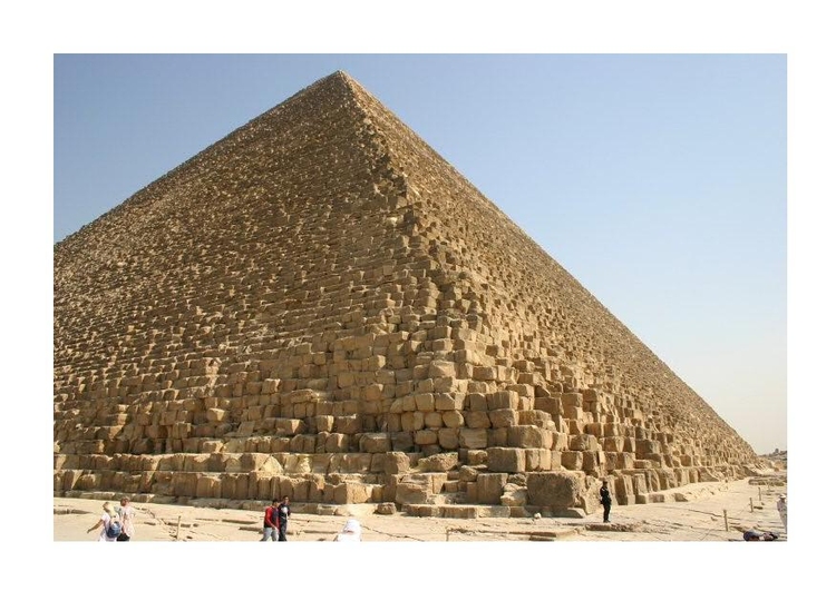 Foto De stora Cheopspyramiderna i Giza 