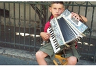 Foto gatumusiker i istanbul