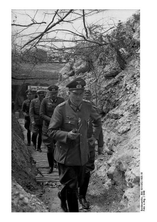 Foto general vid fronten i Frankrike