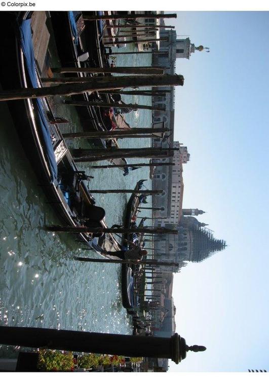 gondoler - Canal Grande i Venedig
