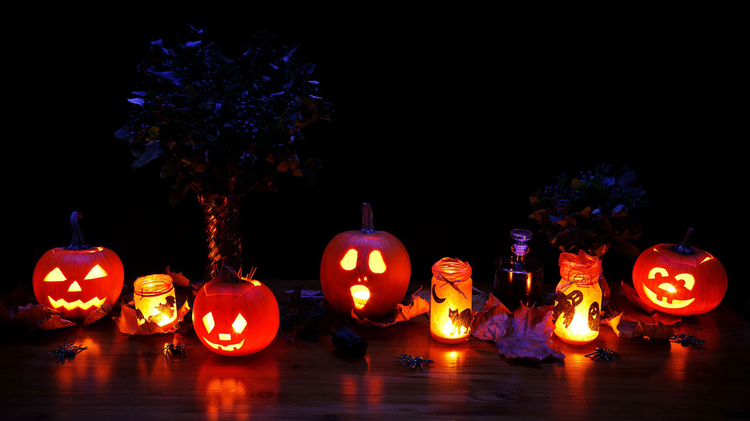 Foto Halloween belysning