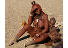 Foton Himba-mor med barn