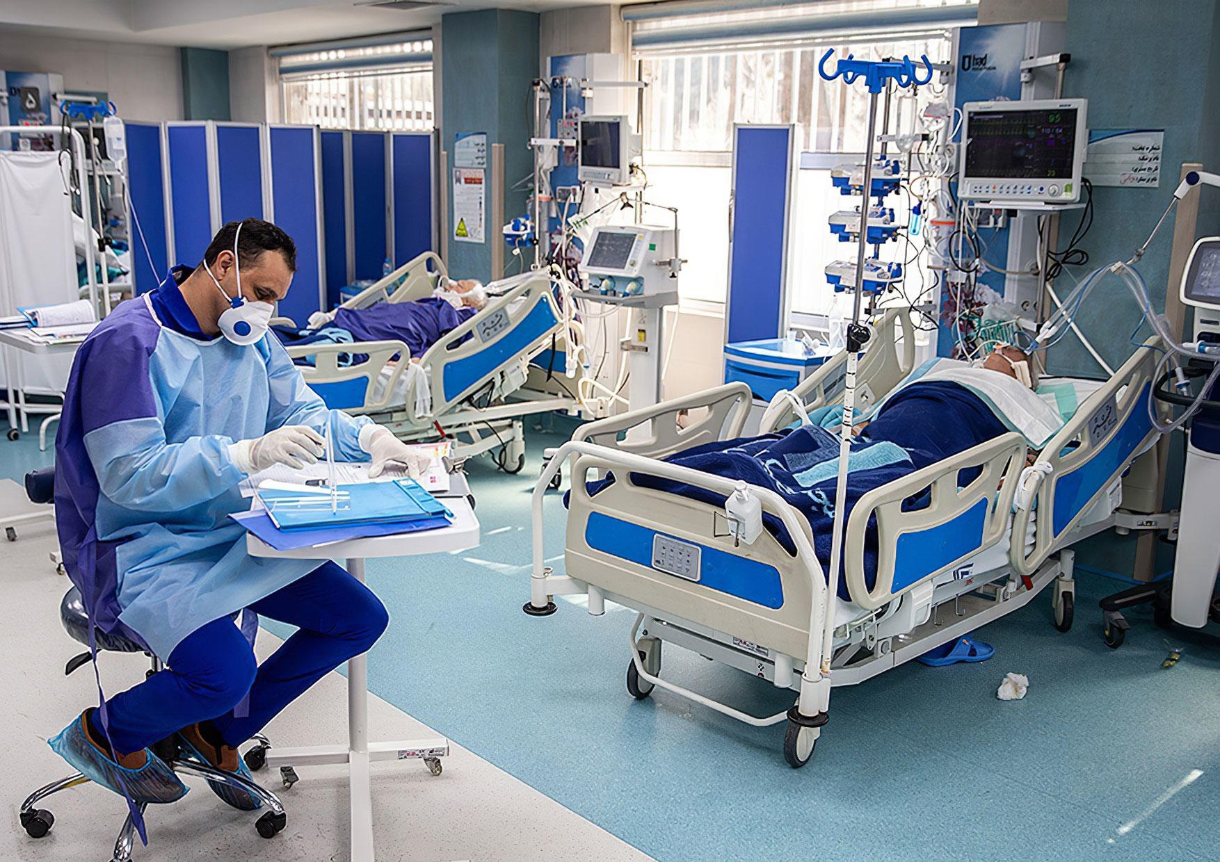 Foto IntensivvÃ¥rd pÃ¥ sjukhus i Iran