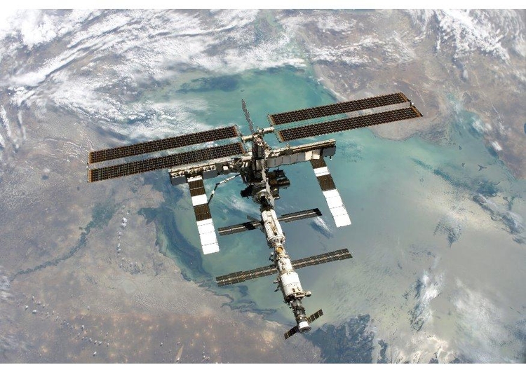 Foto internationell rymdstation