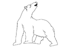 Målarbild isbjÃ¶rn