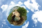 Foto Jorden - panomama-effekt