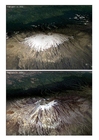 Kilimanjaro - glaciärer 1993 och 200 - global uppvärmning 