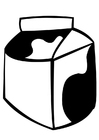 Målarbild mjölk