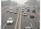 Foto motorvÃ¤g med smog, peking