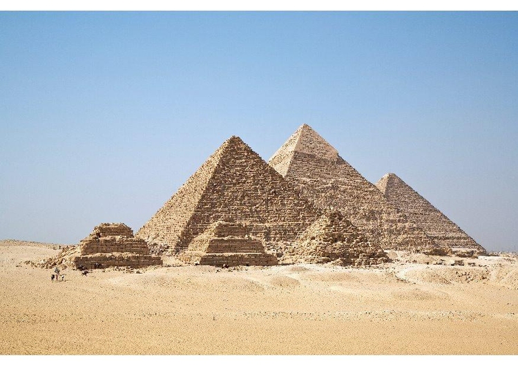 Foto pyramiderna i Giza