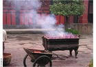 foto rökelse i Chengdutemplet