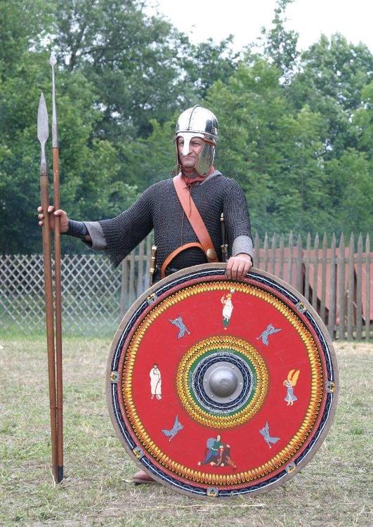 romerska soldater vid slutet av 300-talet