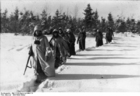 Foton Ryssland - soldater i snö