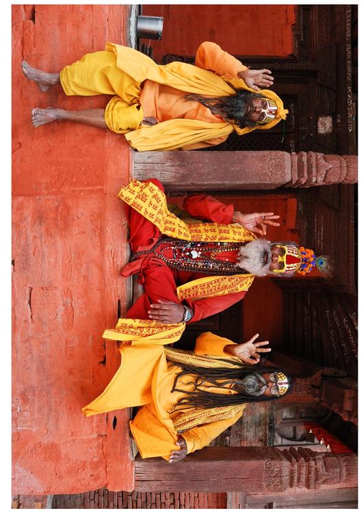 saduer (hinduiska heliga mÃ¤n) i Nepal