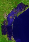 foto satellitfoto av Venedig