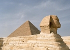 Foton sfinxen i Giza