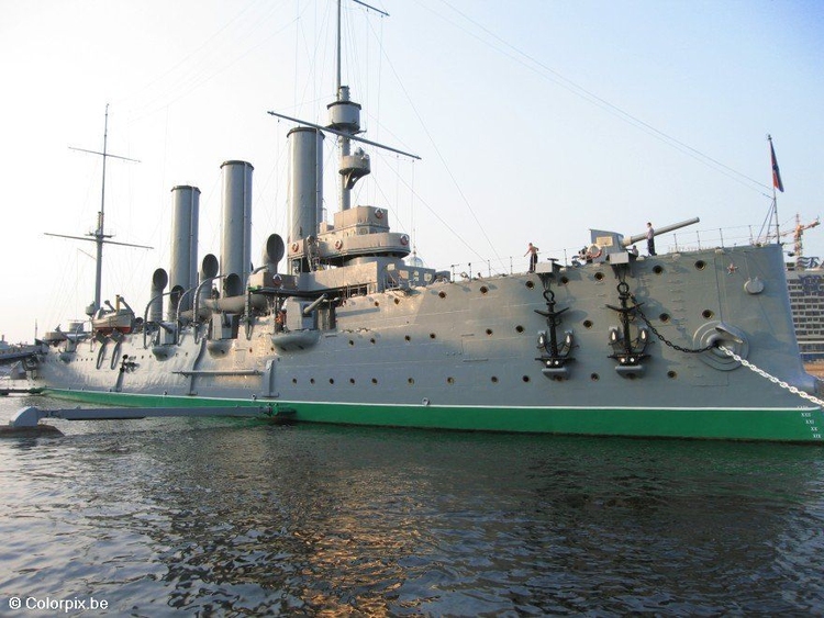 Foto slagskeppet Aurora