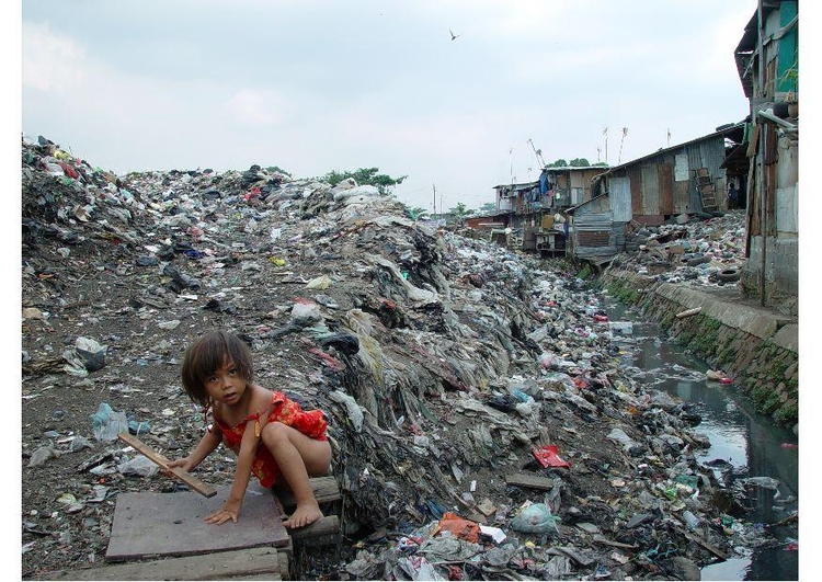 Foto slum i Jakarta